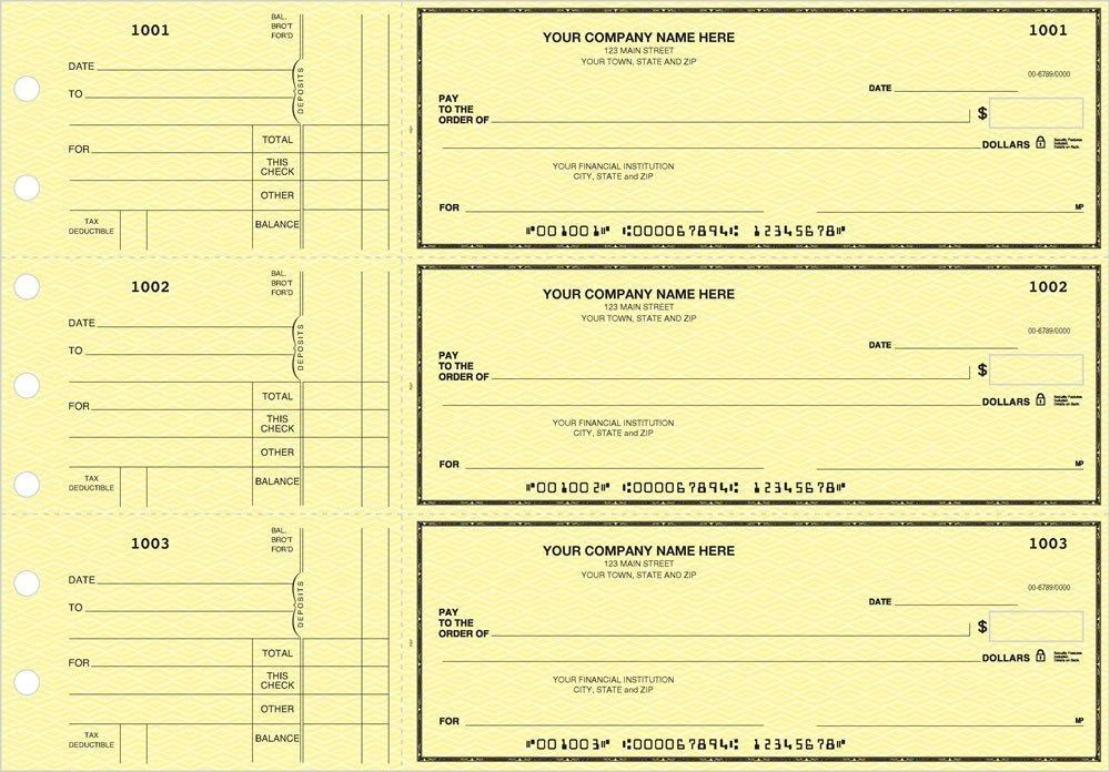 3-On-A-Page Business Size Checks, Side-Tear Voucher by Deluxe-Nebs / 53220N - Picture 12 of 12