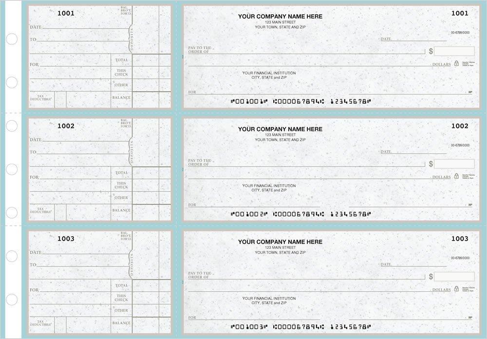 3-On-A-Page Business Size Checks, Side-Tear Voucher by Deluxe-Nebs / 53220N - Picture 9 of 12