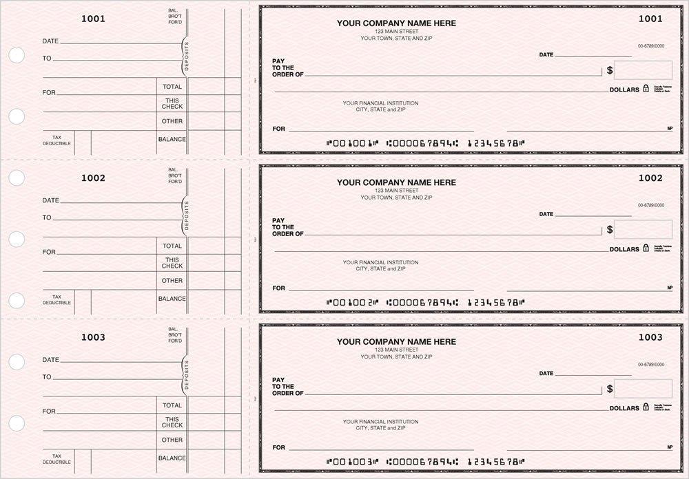 3-On-A-Page Business Size Checks, Side-Tear Voucher by Deluxe-Nebs / 53220N - Picture 8 of 12