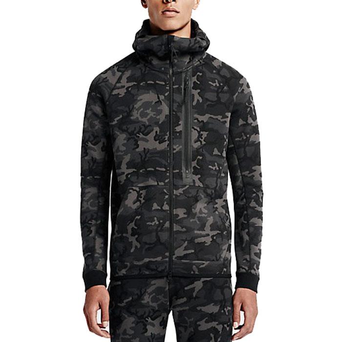 2015 Sep Nike Tech Fleece Camo Full Zip Men's Hoodie Hoody Jacket ...