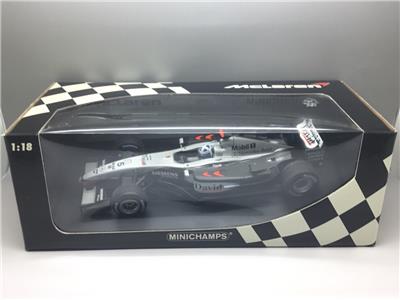MINICHAMPS MCLAREN MERCEDES MP4/18 D COULTHARD TEST CAR 2003