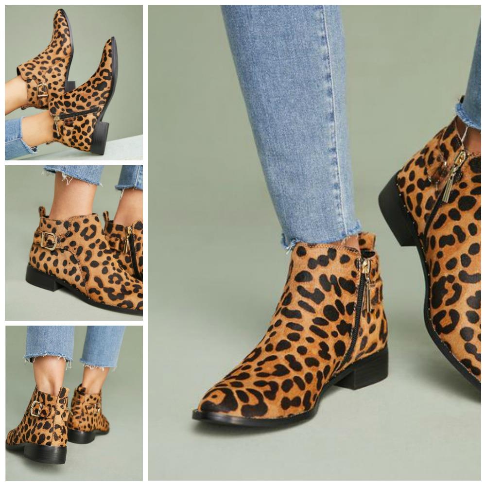 steve madden camryn leopard bootie