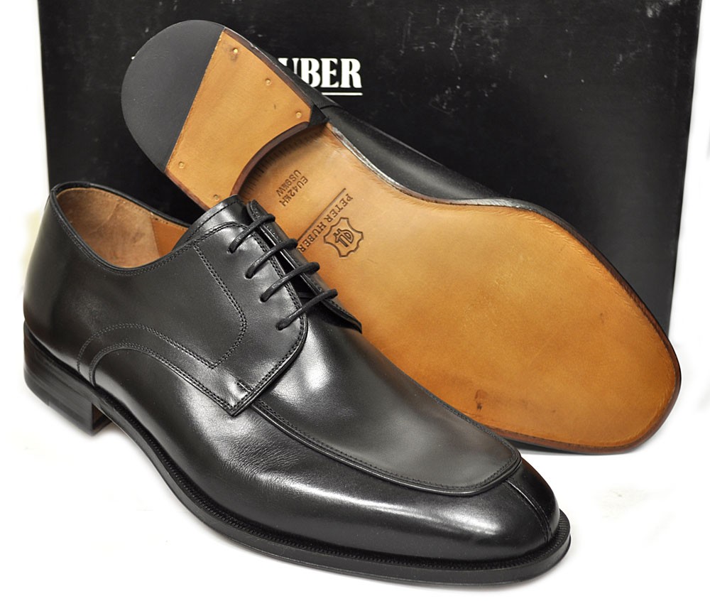 New Peter Huber By Magnanni Mens Shoes Split Toe Black 10525 Made In ...