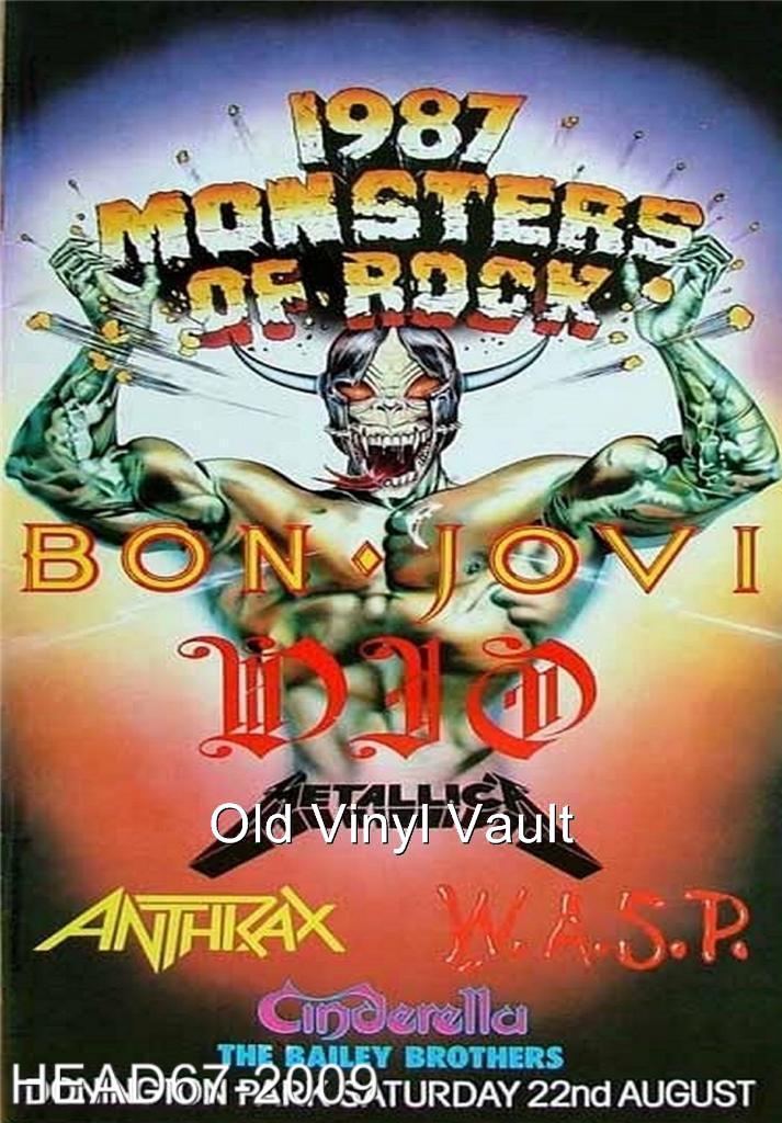 monsters of rock tour 1987