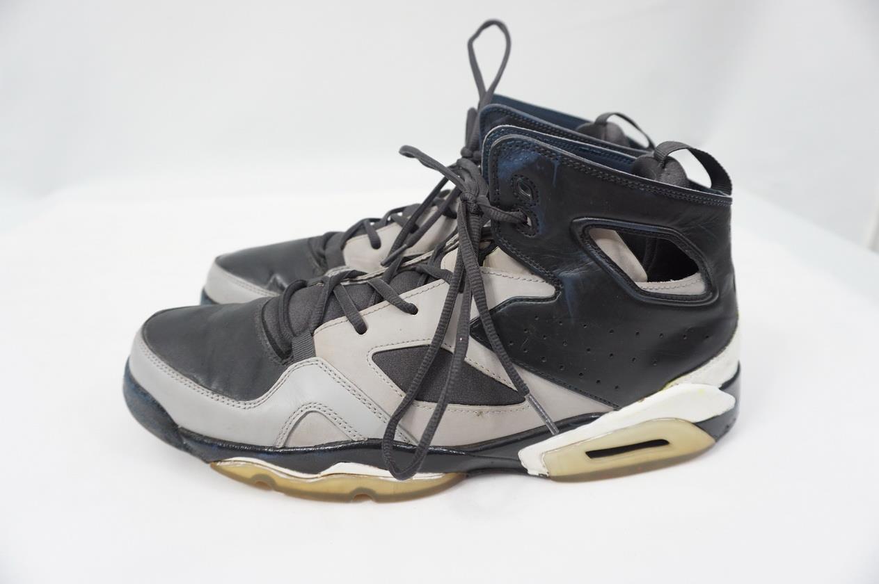 NIKE AIR JORDAN FLIGHT CLUB 91 USED ALTERED MEN 13 HI TOP SNEAKERS