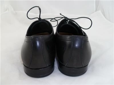 HUGO BOSS MITANO DERBY 8.5 USED BLACK DRESS OXFORD LEATHER  display picture 3