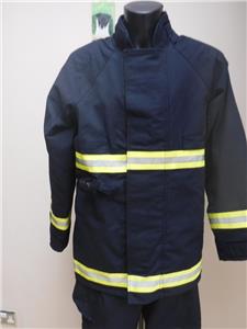 MOD Ballyclare Firefighter Fireman ripstop water fire proof Jacket blue ...