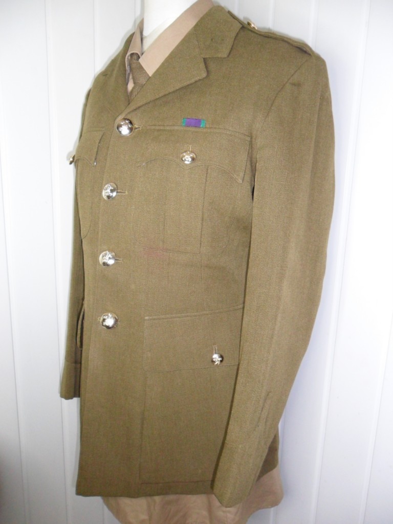 Vintage British army soldier no2 service dress uniform 2nd Lt officers ...
