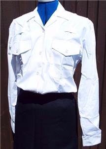 WPC Police Women Officer Long Sleeve White Shirt Fancy Dress Sexy ...