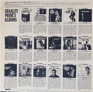 CHARLEY PRIDE HAND SIGNED AUTOGRAPH LP ALBUM "SONGS OF ...