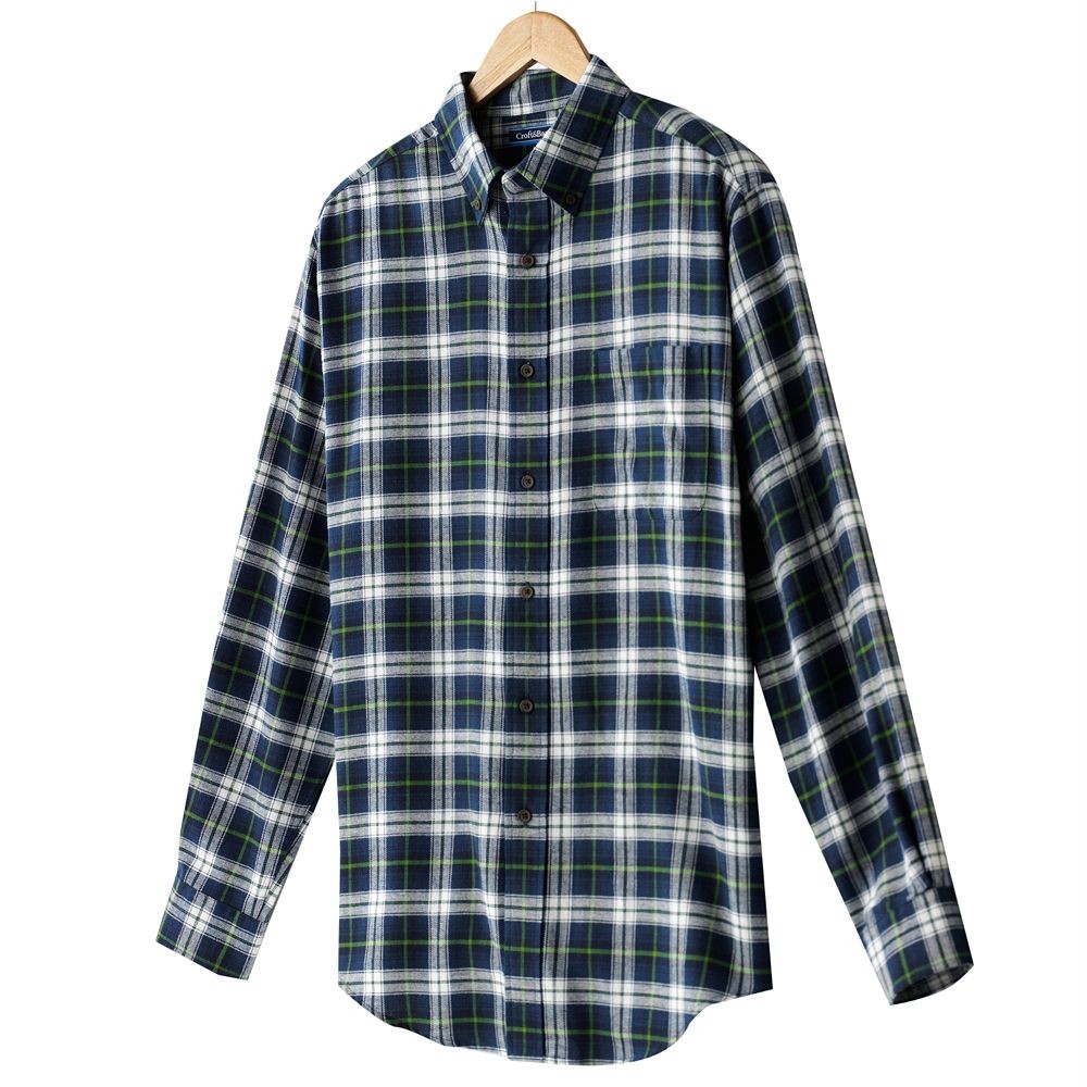 Croft & Barrow Mens Flannel Plaid Shirt~Various colors and sizes~$28 ...