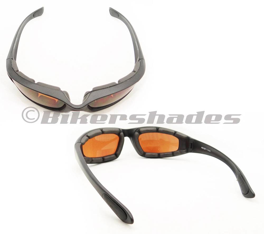 7eye By Panoptx Buran Wind Blocking Sunglasses With Removable Foam Eyecup & Sharp View Polarized Lenses - Glossy Frame