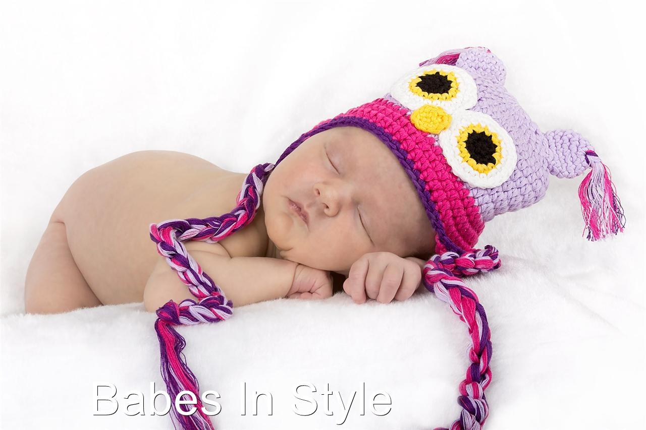 newborn photography prop owl crochet cotton reborn baby shower