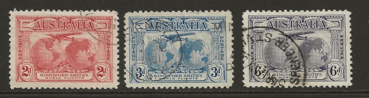 AUSTRALIA SG121-3 Kingsford Set Fine Used Choice of Examples, UK P&P Free - Picture 5 of 8