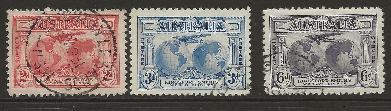 AUSTRALIA SG121-3 Kingsford Set Fine Used Choice of Examples, UK P&P Free - Picture 6 of 8
