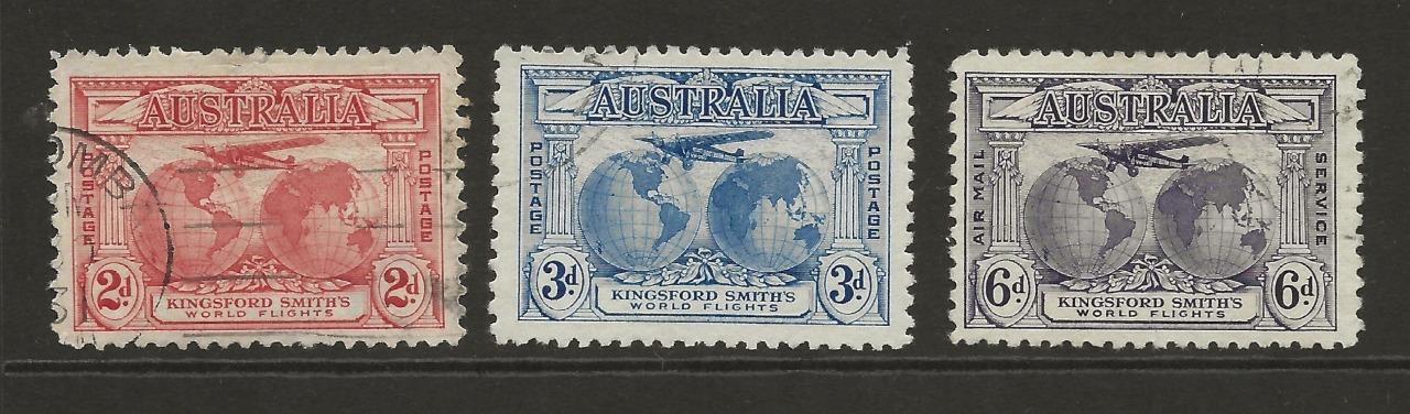 AUSTRALIA SG121-3 Kingsford Set Fine Used Choice of Examples, UK P&P Free - Picture 8 of 8