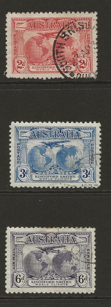 AUSTRALIA SG121-3 Kingsford Set Fine Used Choice of Examples, UK P&P Free - Picture 7 of 8