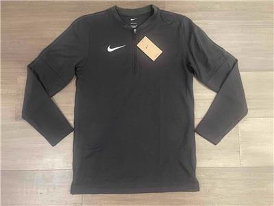 NEW $85 NIKE 1/2 ZIP FOOTBALL COACH'S PULLOVER GOLF TOP GREY