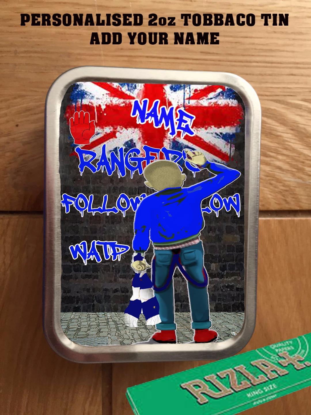 Tottenham Hotspur Football Shirt Personalised Tobacco Tin Products Gift
