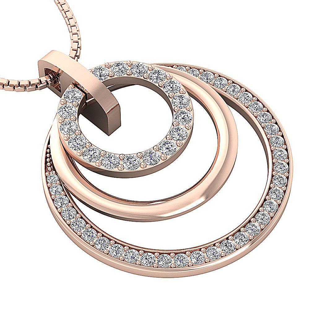 Three circle necklace clearance