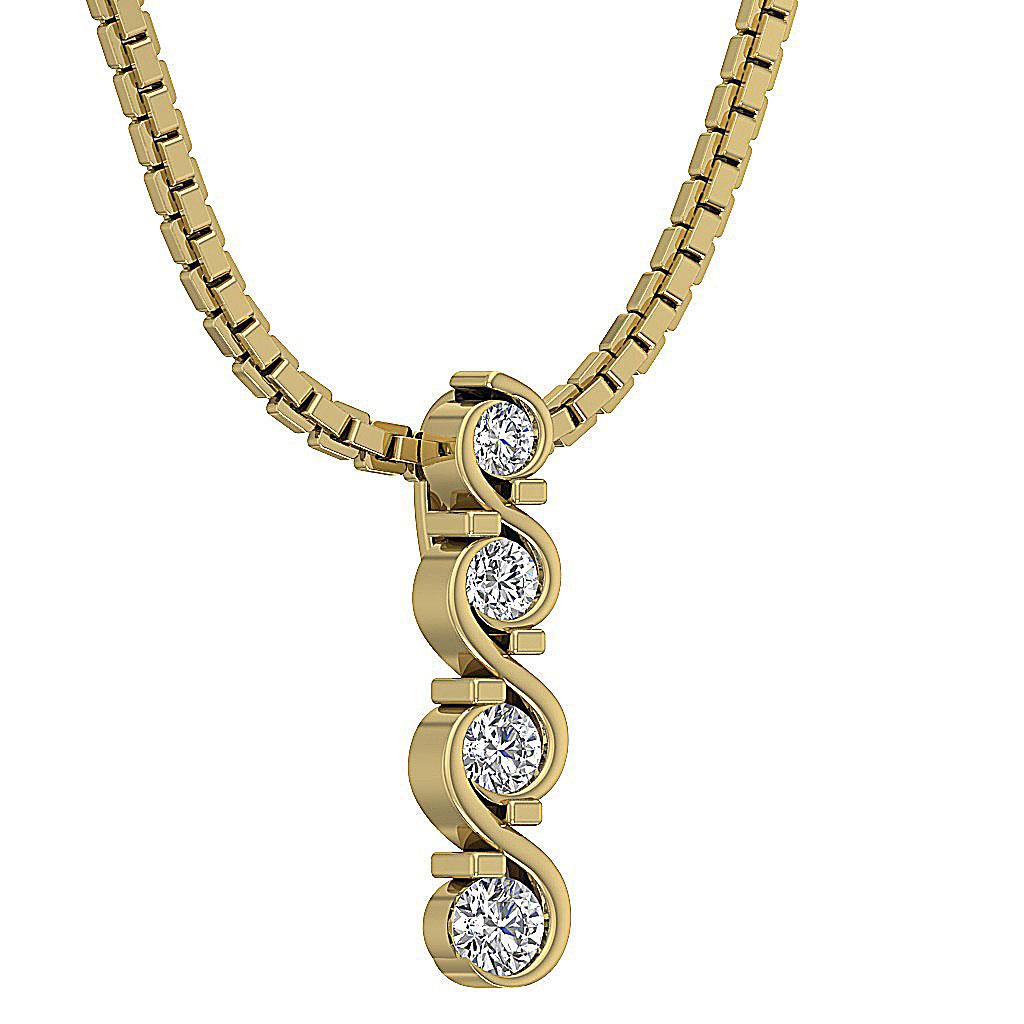 Gold journey necklace clearance