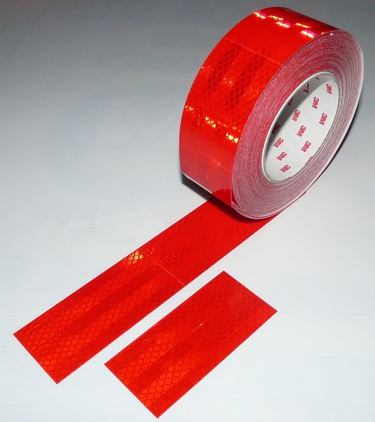 3M Red Reflective Tape Diamond Grade 50mm x 2 Metres New | eBay