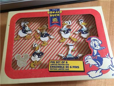 Disney D23 Expo 2019 85th Donald Figurine Set of 4 Limited Lights Sounds New Box