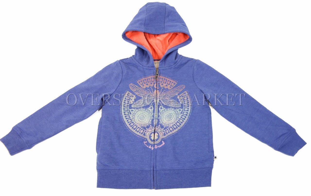 NEW! LUCKY BRAND GIRL'S PLUSH LINED HOODIE JACKET! FULL ZIP! VARIETY SIZE/COLORS - Picture 2 of 5