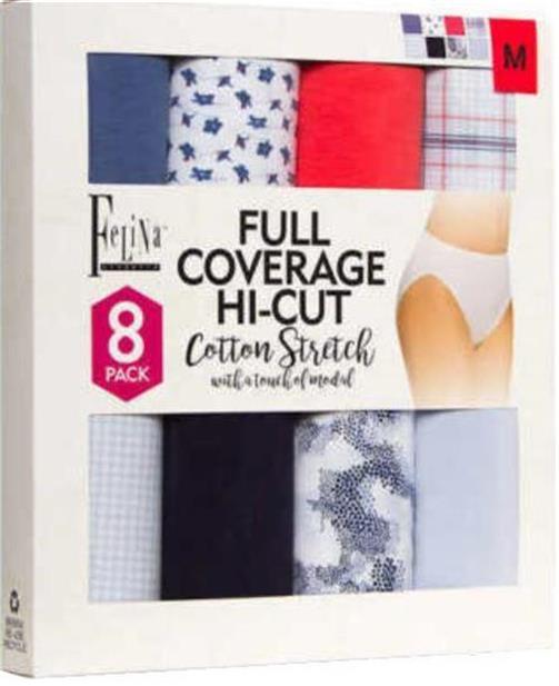Felina, Intimates & Sleepwear, Felina Cotton Modal Full Coverage Briefs  8pack Variety