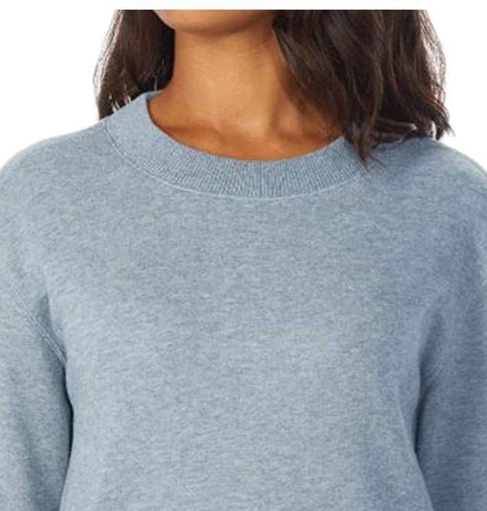 NEW! WOMEN'S KIRKLAND SIGNATURE FLEECE CREW NECK PULLOVER! W/SIDE SLITS! VARIETY