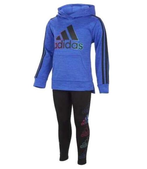 NEW! ADIDAS GIRLS ACTIVE SET 2 PIECE LEGGING SET! TOP & PANT! VARIETY OF SYTLES! - Picture 2 of 2
