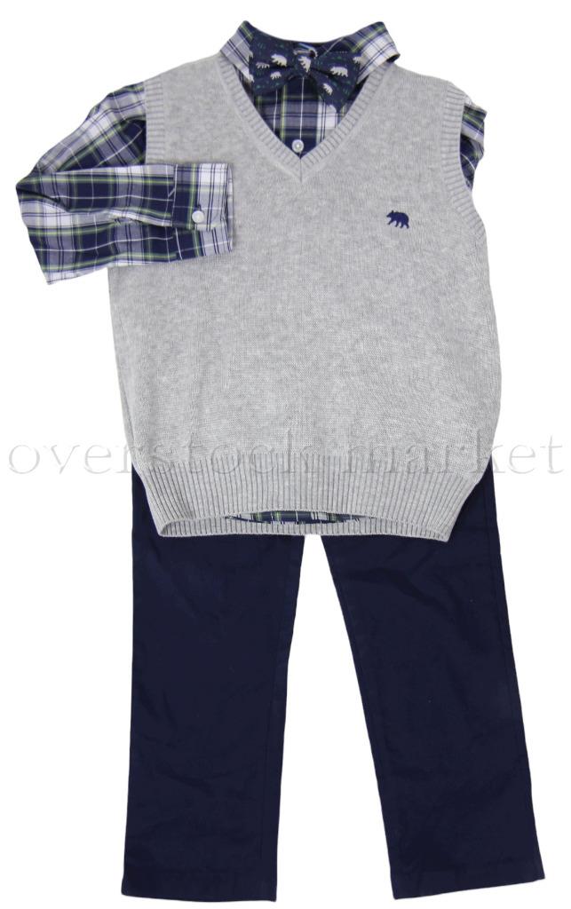 NEW BOYS ANDY & EVAN 4 PIECE SWEATER VEST SET! ANDY & EVAN OUTFIT SET! VARIETY - Picture 2 of 3