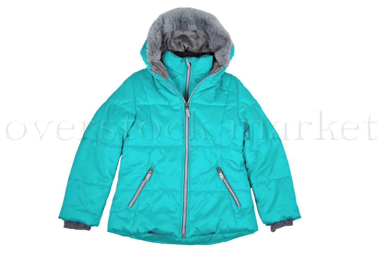 NEW GIRL GERRY EMILIE POLYFILL JACKET WITH REVERSIBLE HAT! FAUX FUR TRIM VARIETY