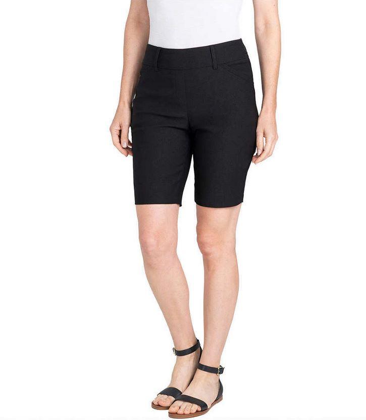 womens pull on dress shorts Womens Dress Shorts Casual Summer Elastic High Waist Pleated Wide Leg Short Loose Comfy Work Suit Shorts with Pocket Pantalones Cortos Para Mujeres