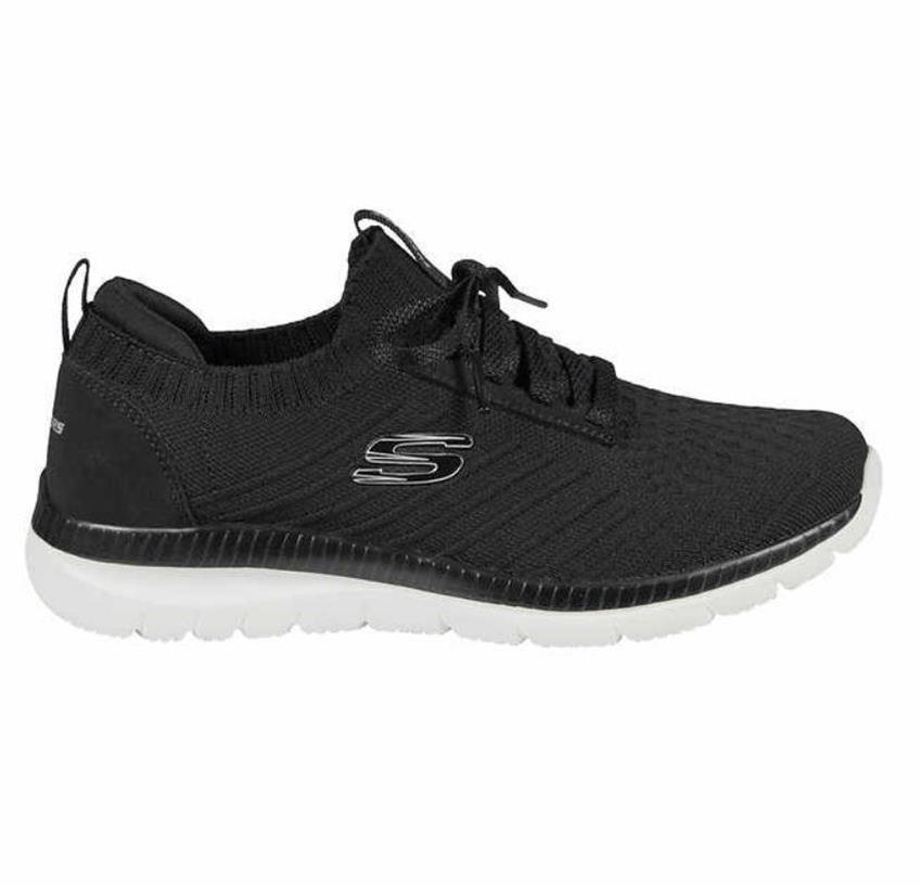 NEW WOMENS SKECHERS STRETCH LACE UP BOUNTIFUL SNEAKER WITH MEMORY