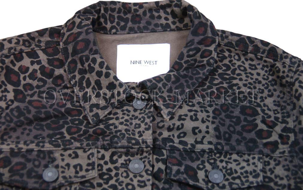 NEW! WOMENS NINE WEST JEANS SARAH CLASSIC DENIM JACKET! VARIETY SIZE & COLORS - Picture 2 of 3