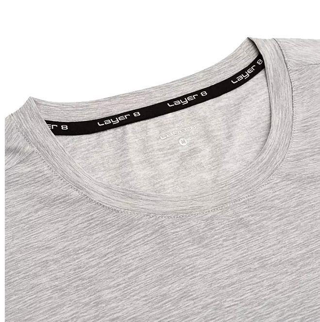 NEW! MEN LAYER 8 SOFT LIGHTWEIGHT HEATHERED FABRIC LONG SLEEVE TEE SHIRT VARIETY - Picture 3 of 3