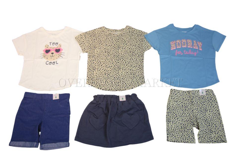 NEW! GIRLS 365 KID BOX BY GARANIMALS KID PACK! 3 T-SHIRT,2 SHORT&1 ...