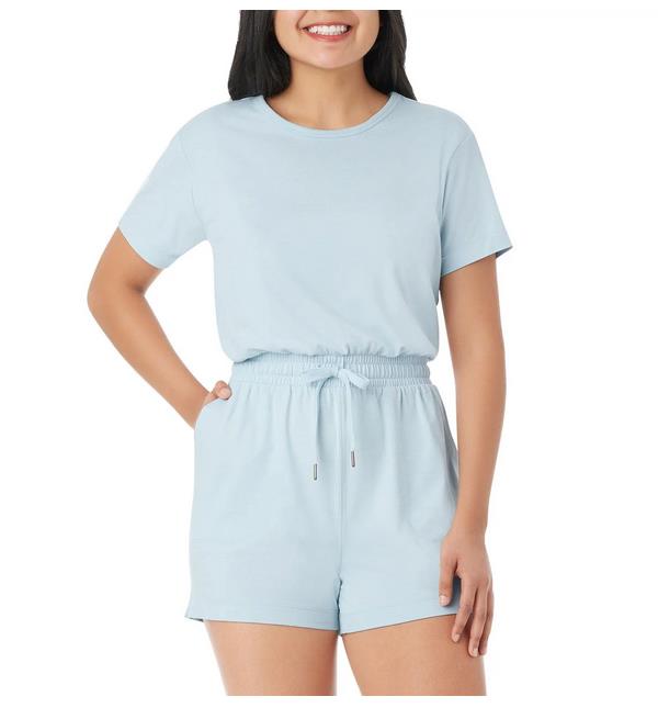 NEW! WOMEN’S MEMBER’S MARK FAVORITE SOFT FEEL 4 – WAY STRETCH ROMPER! VARIETY!