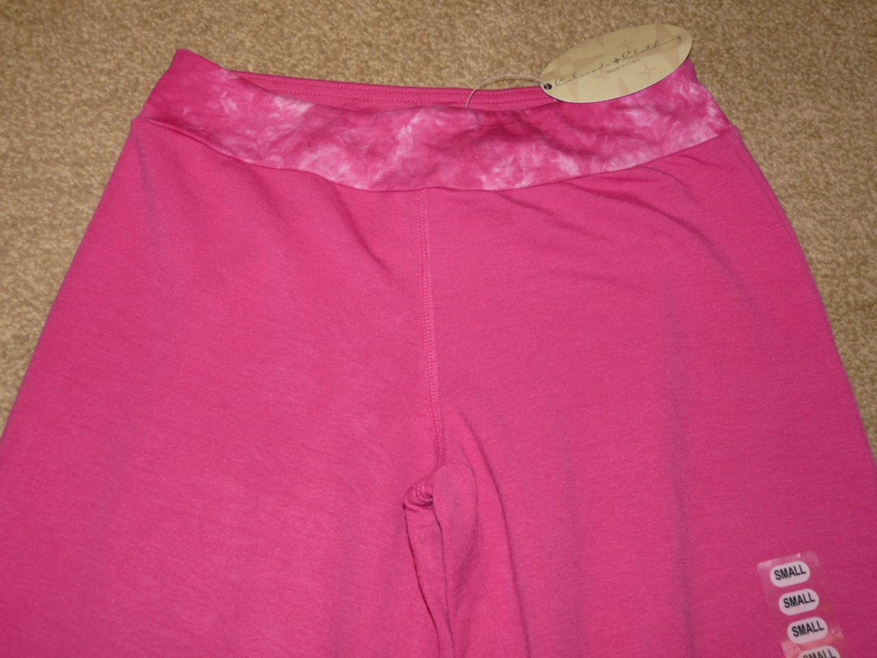 NEW WOMENS COLORADO CLOTHING TIE DIE YOGA CAPRI PANTS | eBay