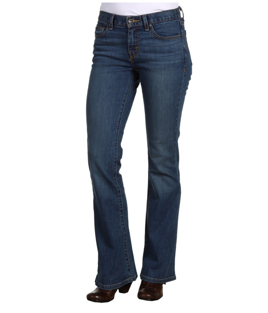 New Womens Calvin Klein Flare Leg Regular Fit Jeans Med Dark Wash Many ...