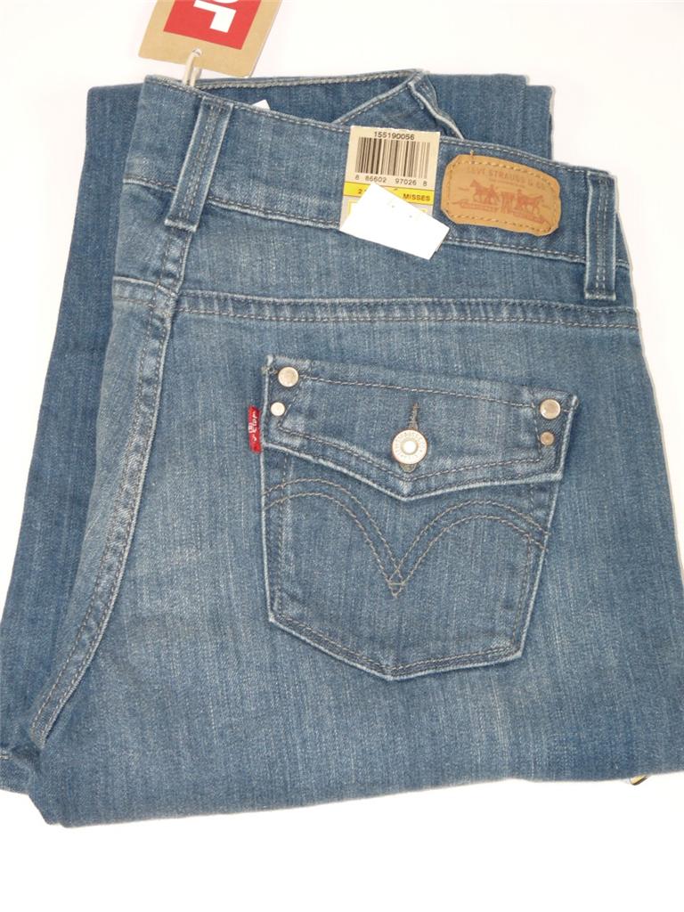 NEW WOMENS LEVI'S 526 SLENDER LOWRISE BOOTCUT JEANS MANY SIZES & WASHES ...