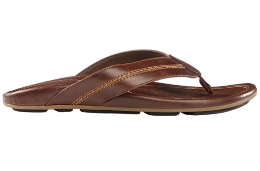 NEW! MEN'S JAMBU LEATHER ARCH SUPPORT SANDAL! CONTOURED FOOTBED ...