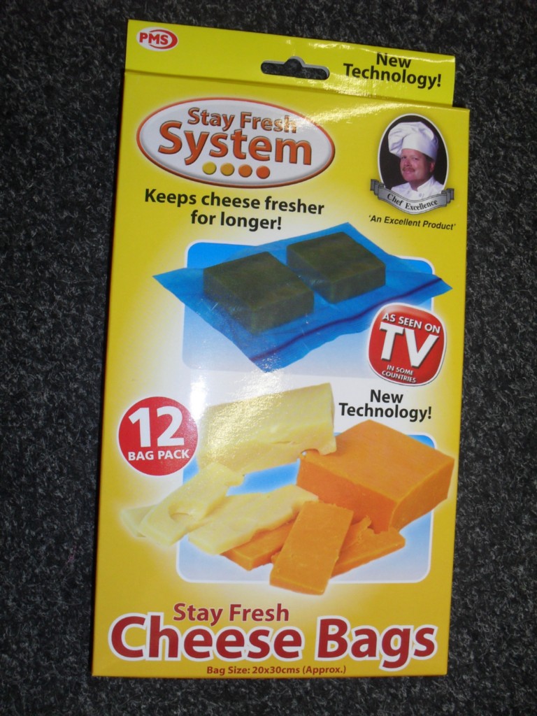 Stay fresh, cheese bags.