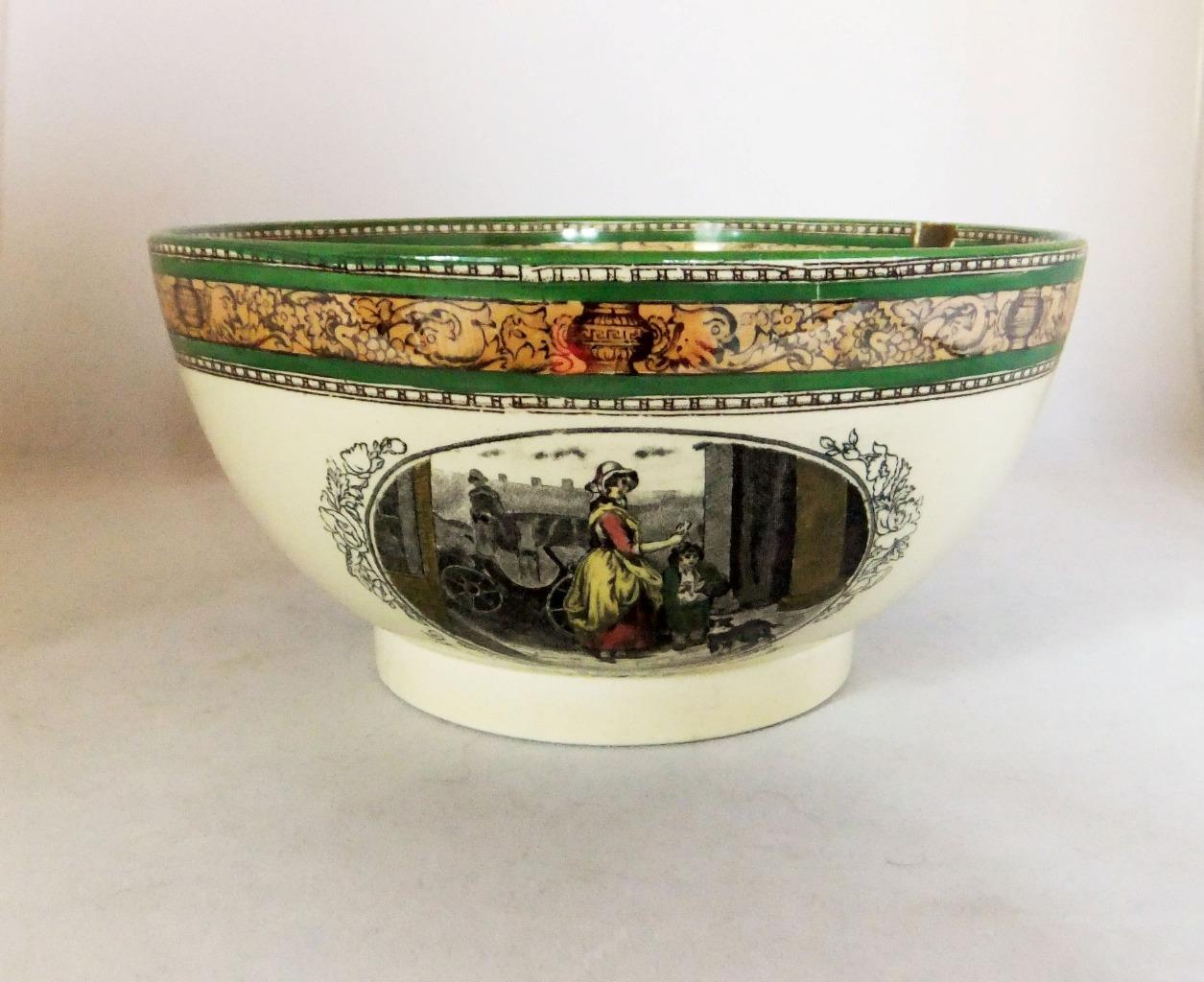 Ciotola ceramica vintage Adams "Cries of London" larghezza 20 cm: A/F - Foto 10 di 17