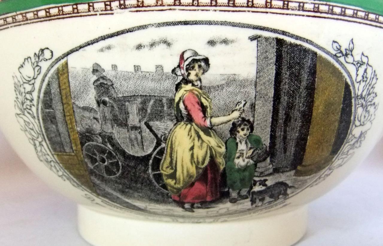 Ciotola ceramica vintage Adams "Cries of London" larghezza 20 cm: A/F - Foto 13 di 17
