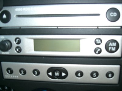 Ford fiesta 4500 radio key code #6