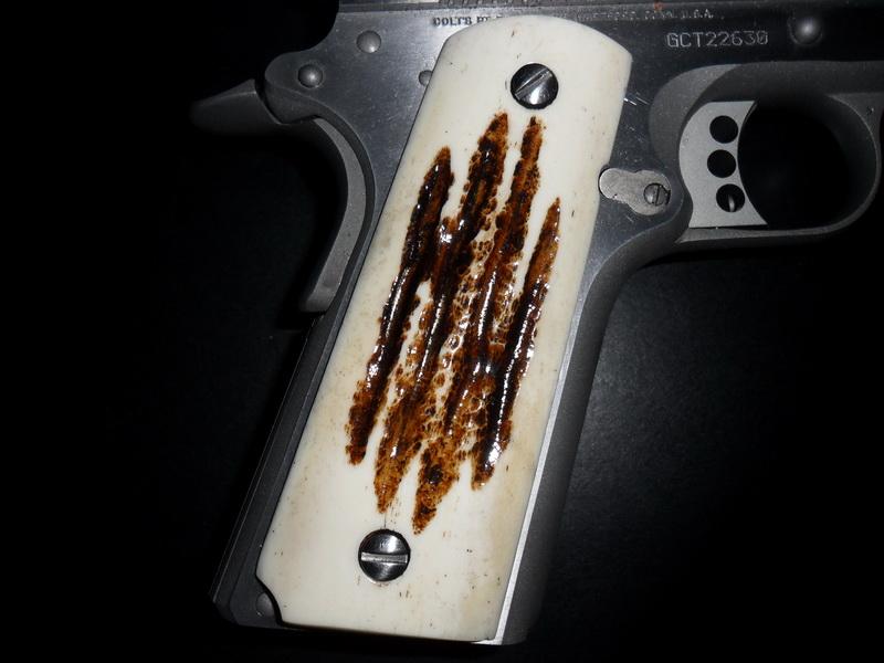 GENUINE ELK STAG HORN GRIPS FIT COLT 1911 & CLONES #50 | eBay