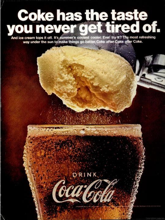 1967 Coca Cola Print Ad Coke Ice Cream Coke Float Ebay