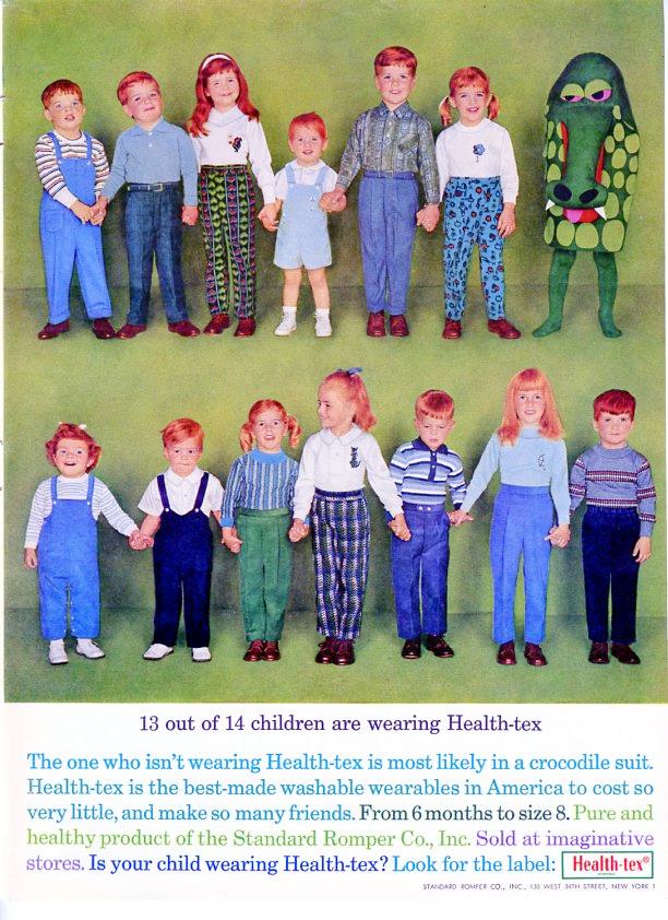1960 Health Tex PRINT AD Children s fashion Cute kid clothes